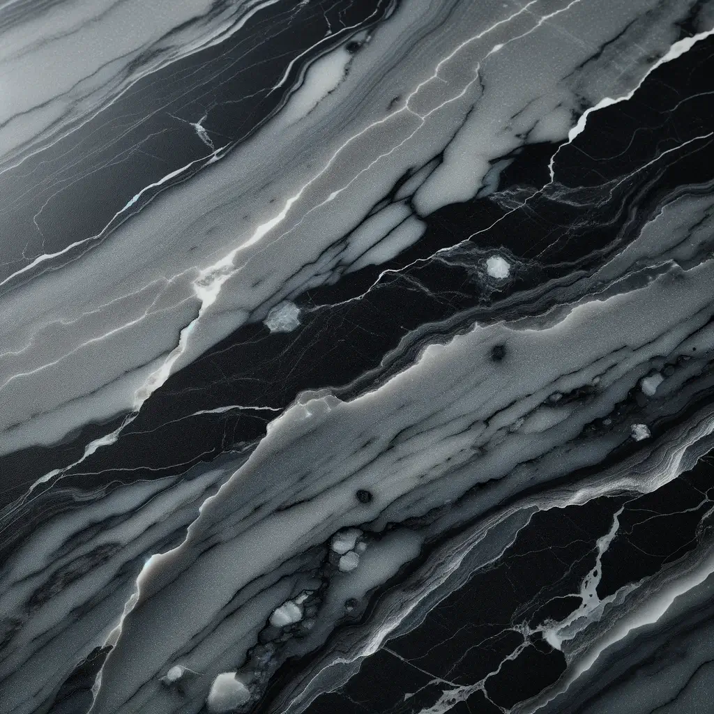 Close-up texture of a quartz countertop in a different color. The surface is smooth and polished, with subtle veins and flecks